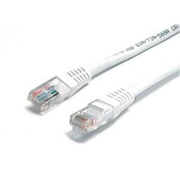 Network Patch Cable 45 Male Rj White 8Ft 45 Male White Product Type: Hardware Connectivity/Connector Cables Booted Unshielded Category 6 For Network Device Utp Rj 8Ft Cat6 Non 